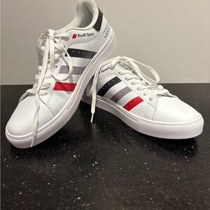 White and Red Men's Sneakers